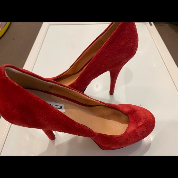 Sexy Red High Heels Detachable Bows - Picture 5 of 7